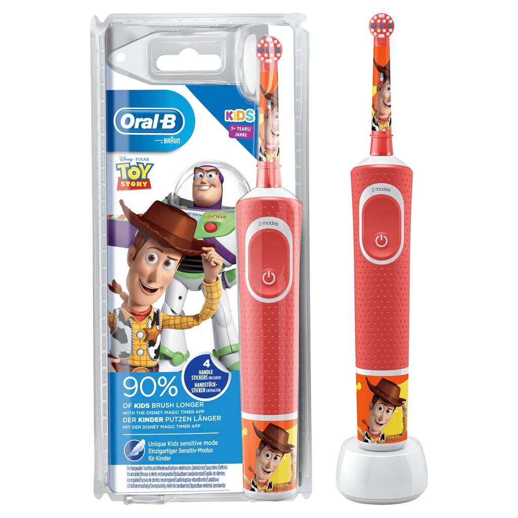 Oral-B Vitality Kids Toy Story 2 kaina ir informacija | Elektriniai dantų šepetėliai | pigu.lt