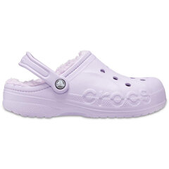 Šlepetės moterims Crocs™ Baya Lined Clog, violetinės kaina ir informacija | Šlepetės moterims | pigu.lt