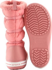 Сапоги женские Crocs™ Crocband Boot Women's, розовые цена и информация | Женские ботинки | pigu.lt