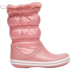 Сапоги женские Crocs™ Crocband Boot Women's, розовые цена и информация | Женские ботинки | pigu.lt