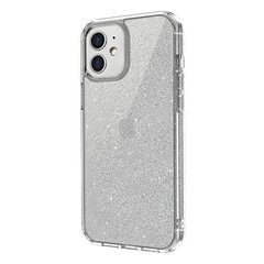 Uniq case LifePro Tinsel, skirtas iPhone 12 mini, skaidrus kaina ir informacija | Telefono dėklai | pigu.lt