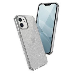 Uniq case LifePro Tinsel, skirtas iPhone 12 mini, skaidrus kaina ir informacija | Telefono dėklai | pigu.lt