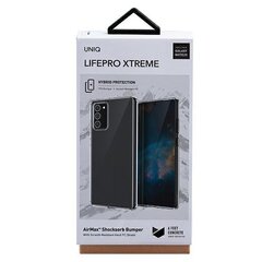 Uniq case LifePro Xtreme, skirtas Samsung Note 20 N980, skaidrus kaina ir informacija | Telefono dėklai | pigu.lt