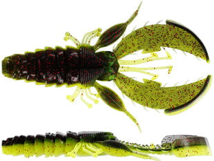 Masalas Westin „CreCraw creaturebait“, 8,5 cm, 5 vnt, black/chartreuse kaina ir informacija | Vobleriai, masalai, blizgės | pigu.lt