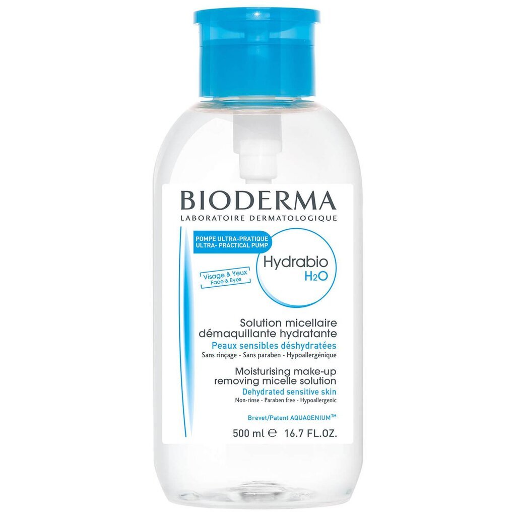 Valomasis micelinis vanduo Bioderma Hydrabio H2O, 500 ml kaina ir informacija | Veido prausikliai, valikliai | pigu.lt