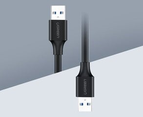 Кабель Ugreen USB 2.0 (male) - USB 2.0 (male) 0,25 m 79204 цена и информация | Кабели и провода | pigu.lt