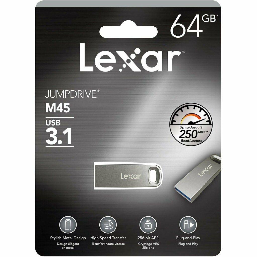 Lexar LJDM45-64GABSL kaina ir informacija | USB laikmenos | pigu.lt