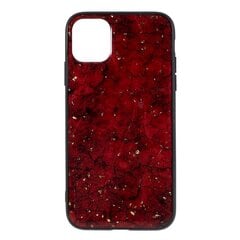 Силиконовый чехол Fusion Art Epoxy Back Case для Apple iPhone 11 Pro, темно-красный цена и информация | Чехлы для телефонов | pigu.lt