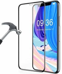 Защитное стекло Tempered Glass 9D для Apple iPhone XR / iPhone 11, черное цена и информация | Защитные пленки для телефонов | pigu.lt