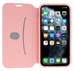 Fusion Lite Book dėklas skirtas Apple iPhone 12 / 12 Pro Rožinis kaina ir informacija | Telefono dėklai | pigu.lt