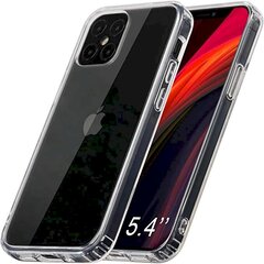 Fusion Ultra užpakalinis dėklas 2 mm apsauginis silikoninis dėklas, skirtas Apple iPhone 12 Mini Transparent kaina ir informacija | Telefono dėklai | pigu.lt