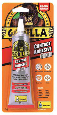 Klijai Gorilla Contact Adhesive, 75g kaina ir informacija | Klijai | pigu.lt