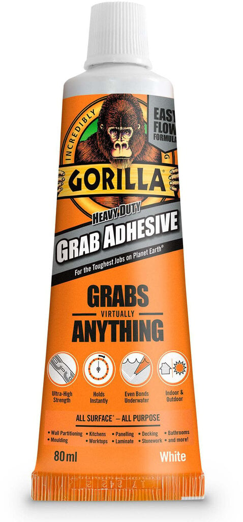 Klijai Gorilla Grab Adhesive, 80ml kaina ir informacija | Klijai | pigu.lt