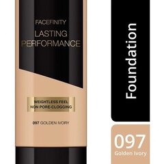 Тональный крем Max Factor Facefinity Lasting Performance 35 мл, 097 Golden Ivory цена и информация | Max Factor Духи, косметика | pigu.lt