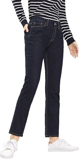 Tommy Hilfiger moteriški džinsai Straight Leg 1M87635002-415, mėlyni цена и информация | Džinsai moterims | pigu.lt