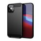 Hurtel Carbon Case skirtas iPhone 12 mini, juodas цена и информация | Telefono dėklai | pigu.lt