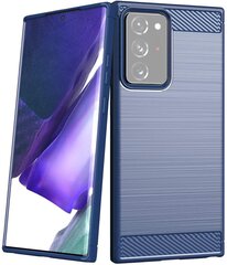 Hurtel Carbon Case skirtas Samsung Galaxy Note 20 Ultra, mėlynas kaina ir informacija | Telefono dėklai | pigu.lt