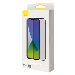 Apsauginis stiklas Baseus 2x Full screen 0,3 mm Anti Spy Light tempered glass with a frame skirtas iPhone 12 Pro Max kaina ir informacija | Apsauginės plėvelės telefonams | pigu.lt