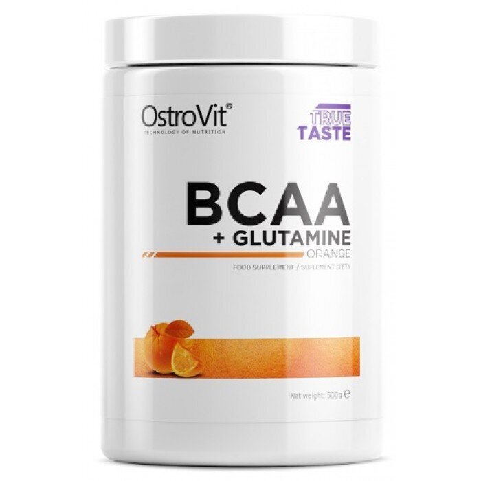 Aminorūgštys OstroVit BCAA+Glutamine Neutralus, 500 g kaina ir informacija | Aminorūgštys | pigu.lt