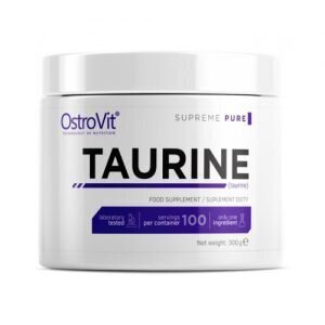 Taurino milteliai OstroVit 100% Pure Taurine, 300 g kaina ir informacija | Aminorūgštys | pigu.lt