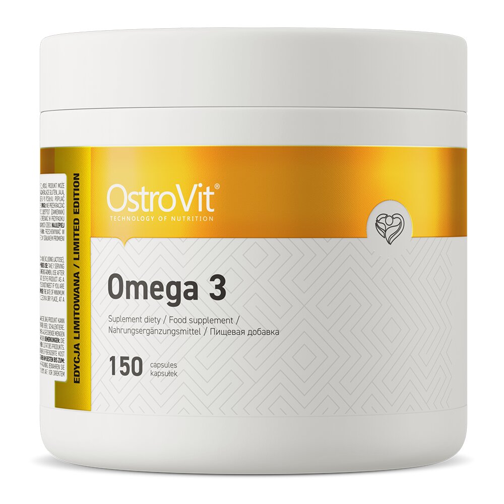 Maisto papildas OstroVit Omega 3, 150 kapsulių цена и информация | Vitaminai, maisto papildai, preparatai gerai savijautai | pigu.lt