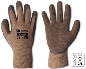 Рабочие перчатки Bradas GRIZZLY цена и информация | Рабочие перчатки | pigu.lt