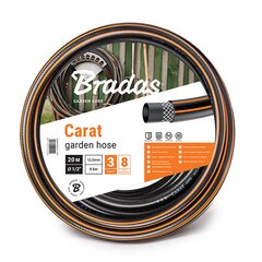 Шланг для полива Bradas CARAT ¾" (19 мм), 25 м цена и информация | Оборудование для полива | pigu.lt