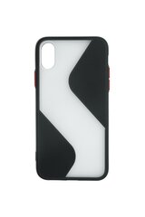 Dėklas skirtas iPhone X/XS,TPU,BALTA/JUODA, Soundberry kaina ir informacija | Telefono dėklai | pigu.lt