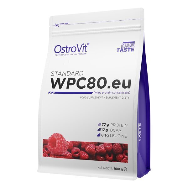 OstroVit WPC 80 Mėlynių jogurto, 900 g kaina ir informacija | Baltymai | pigu.lt