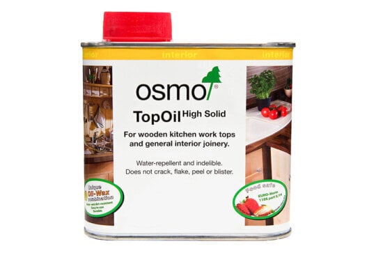 Medinių stalviršių aliejus Osmo Topoil 3061, akacija, šilko blizgumo, 0,5 l цена и информация | Impregnantai, priežiūros priemonės | pigu.lt