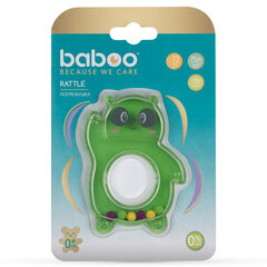 Baboo barškutis, 0+ mėn, Panda, žalia kaina ir informacija | Žaislai kūdikiams | pigu.lt