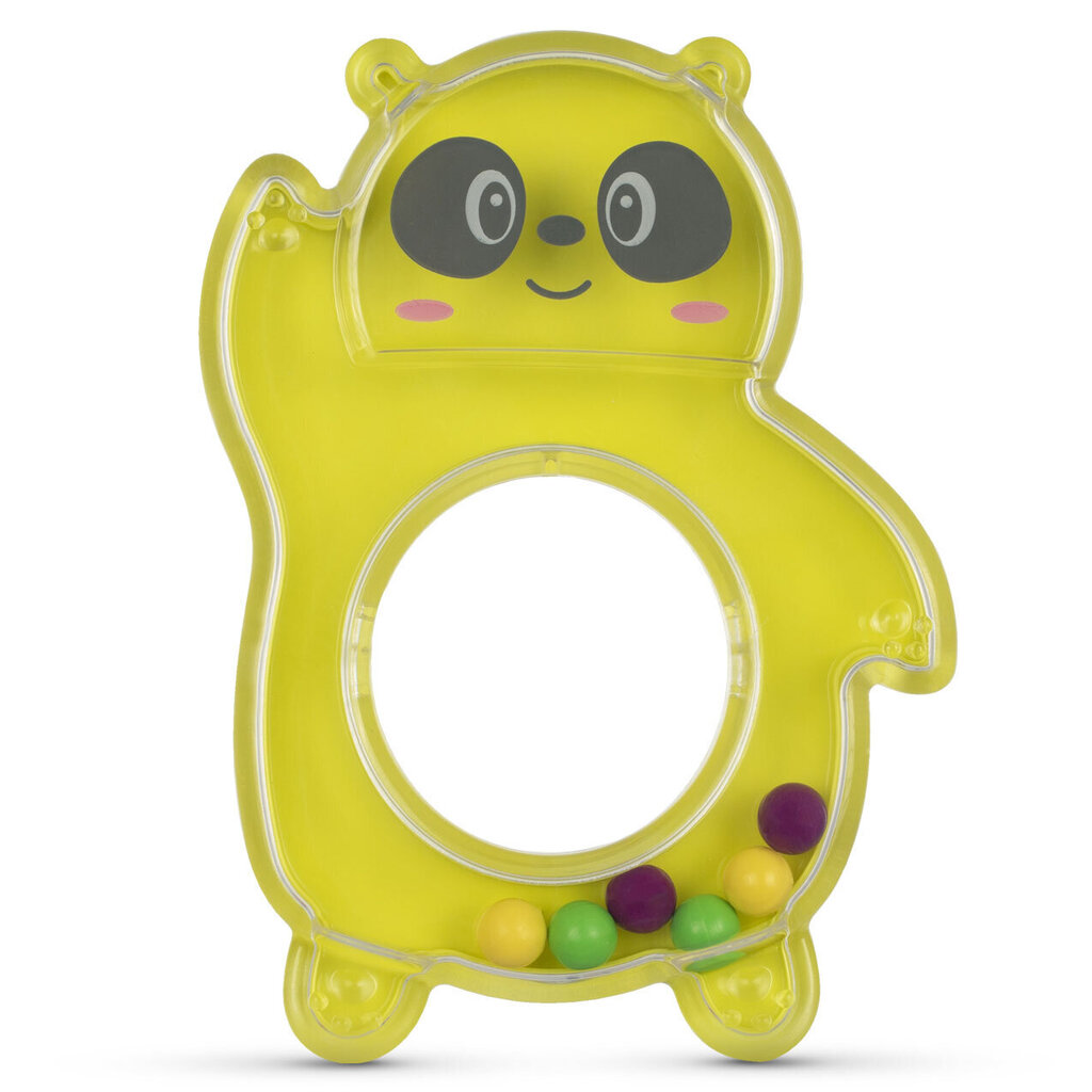 Baboo barškutis, 0+ mėn, Panda, geltona kaina ir informacija | Žaislai kūdikiams | pigu.lt