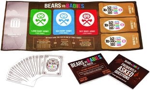 Настольная игра Bears vs babies цена и информация | Exploding kittens Товары для детей и младенцев | pigu.lt