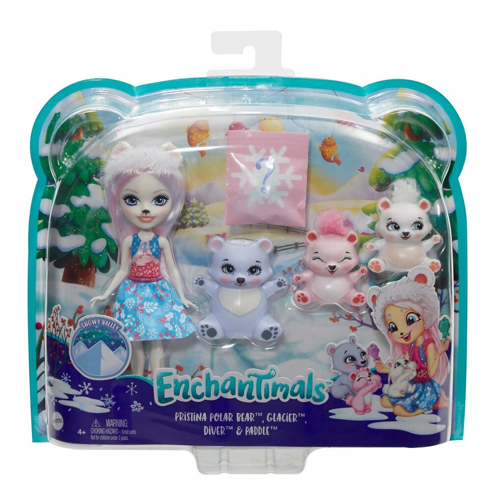 Enchantimals™ Baltasis lokys Pristina kaina ir informacija | Žaislai mergaitėms | pigu.lt