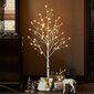 LED medis Beržas, 150 cm цена и информация | Kalėdinės dekoracijos | pigu.lt