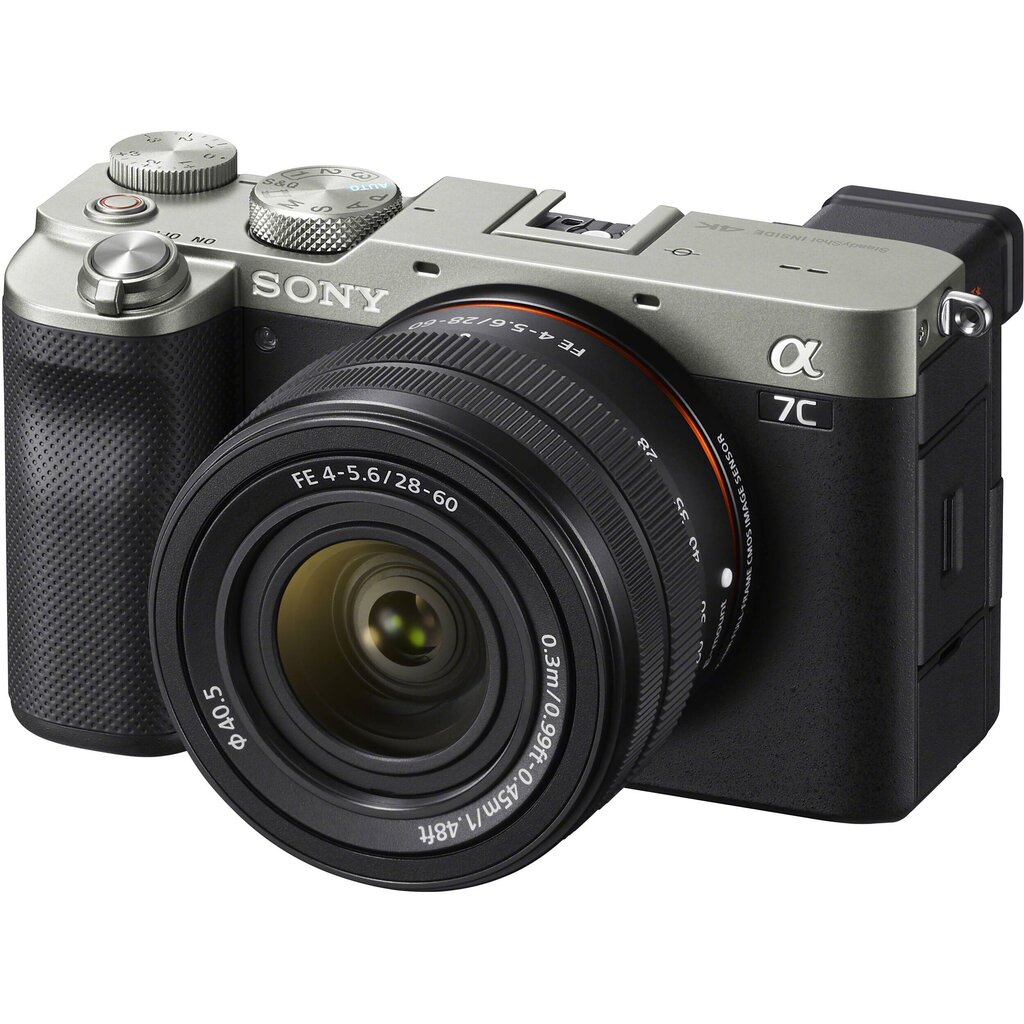 Sony A7C 28-60mm (Silver) | (ILCE-7CL/S) | (α7C) | (Alpha 7C) kaina ir informacija | Skaitmeniniai fotoaparatai | pigu.lt