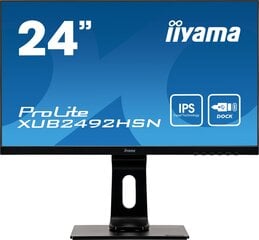 Монитор Iiyama XUB2492HSN-B1 цена и информация | Мониторы | pigu.lt