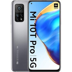 Xiaomi Mi 10T Pro 5G, Dual SIM, 128GB, Lunar Silver цена и информация | Мобильные телефоны | pigu.lt