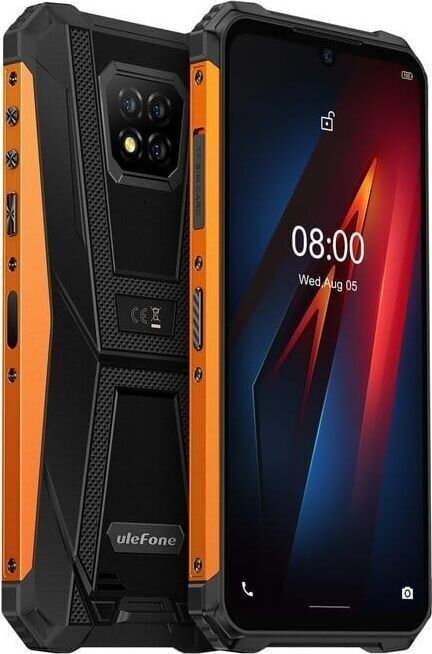 Ulefone Armor 8, 64 GB, Dual SIM, Orange kaina ir informacija | Mobilieji telefonai | pigu.lt
