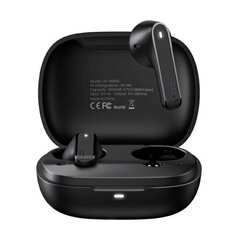 USAMS Słuchawki Bluetooth 5.0 TWS SM series bezprzewodowe czarny|black BHUSM02 (US-SM001) цена и информация | Теплая повязка на уши, черная | pigu.lt