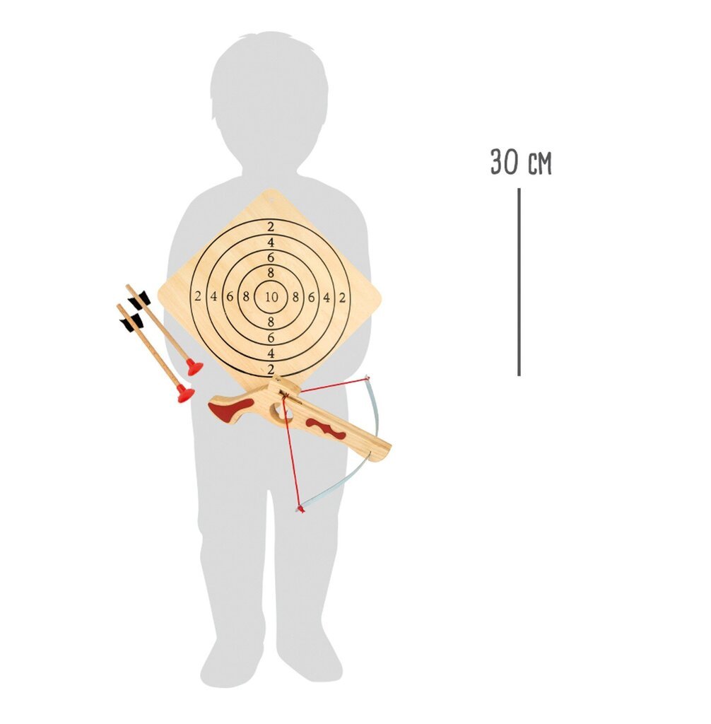 Medinis arbaletas su taikiniu Crossbow kaina ir informacija | Lavinamieji žaislai | pigu.lt