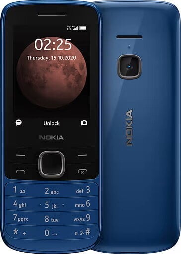 Nokia 225 Blue kaina ir informacija | Mobilieji telefonai | pigu.lt