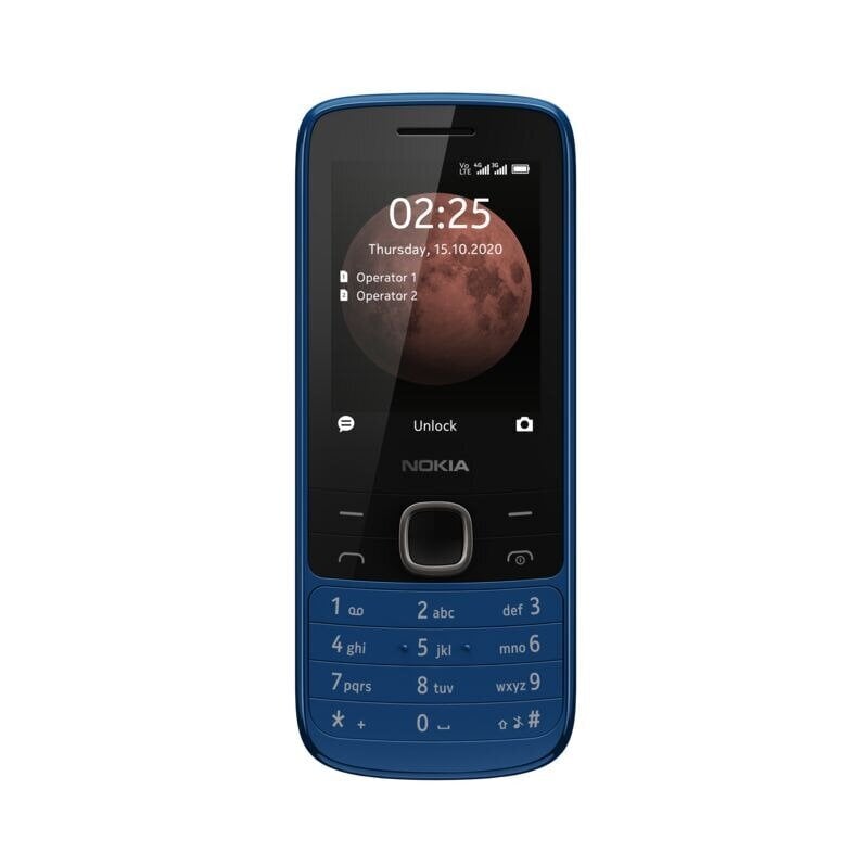 Nokia 225 Blue цена и информация | Mobilieji telefonai | pigu.lt