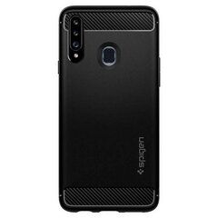 Case SPIGEN Rugged Armor ACS05888 for Samsung Galaxy A54 5G - Matte Black цена и информация | Чехлы для телефонов | pigu.lt