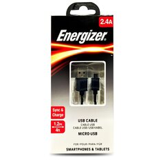 Energizer C12UBMCGBK4 kaina ir informacija | Laidai telefonams | pigu.lt