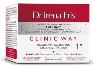 Дневной крем с гиалуроном Dr Irena Eris Clinic Way Nr. 1, SPF15, 50 мл цена и информация | Кремы для лица | pigu.lt