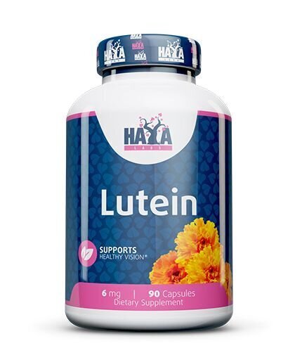 Haya Labs Lutein, 90 kaps. kaina ir informacija | Vitaminai | pigu.lt