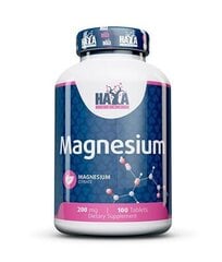 Пищевая добавка Haya Labs Magnesium, 100 табл. цена и информация | Витамины | pigu.lt