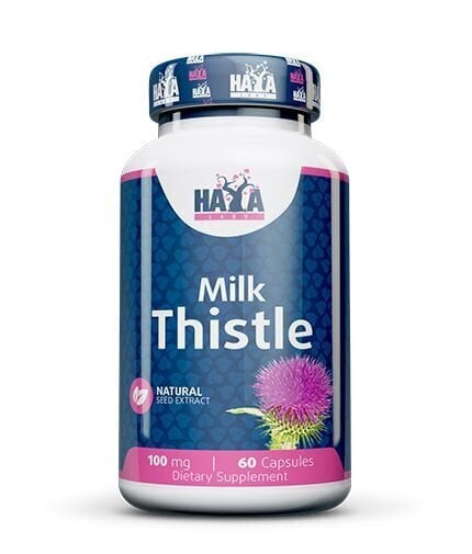 Maisto papildas Haya Labs Milk Thistle (tikrasis Margainis) 60 kaps. kaina ir informacija | Vitaminai | pigu.lt