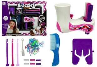 Аппарат для заплетания волос с аксессуарами DIY Rope Bracelet цена и информация | Игрушки для девочек | pigu.lt